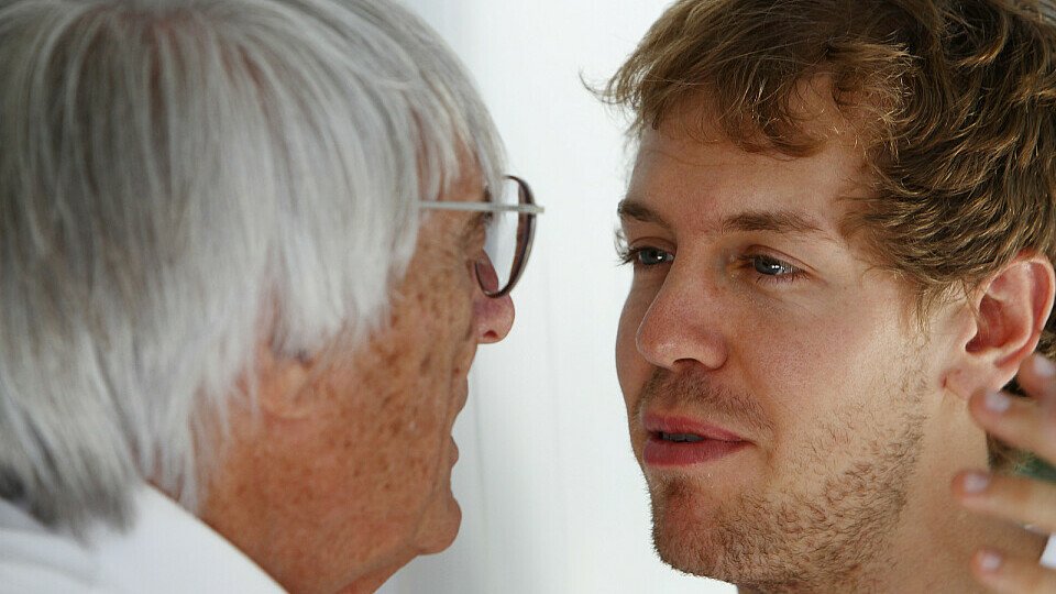 Für Ecclestone war klar, dass Vettel in der Zukunft Ferrari fährt, Foto: Sutton
