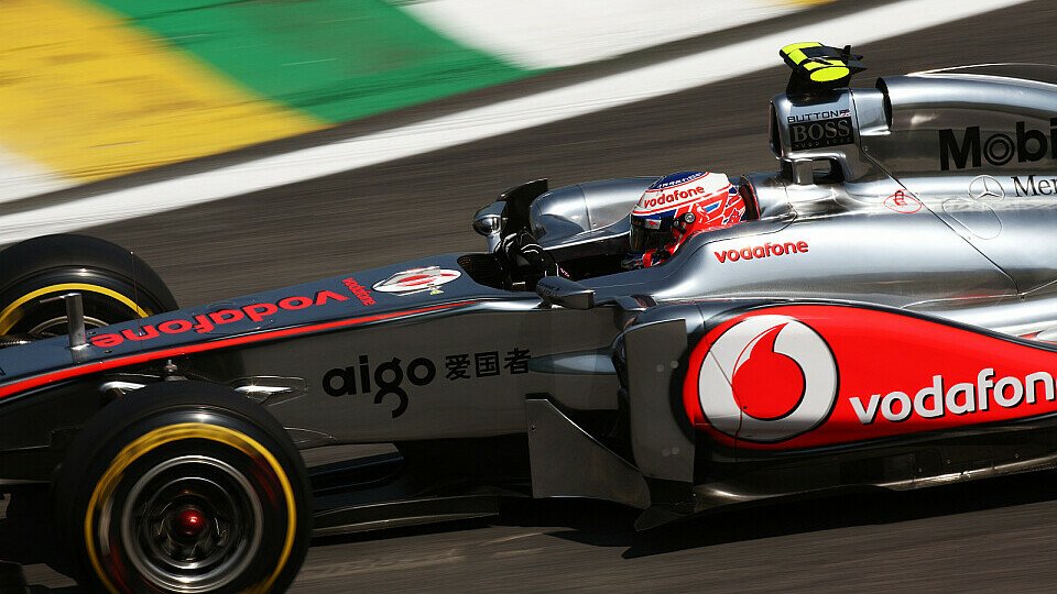 Jenson Button fühlt sich mit dem neuen, weichen Reifen noch nicht ganz wohl, Foto: Sutton