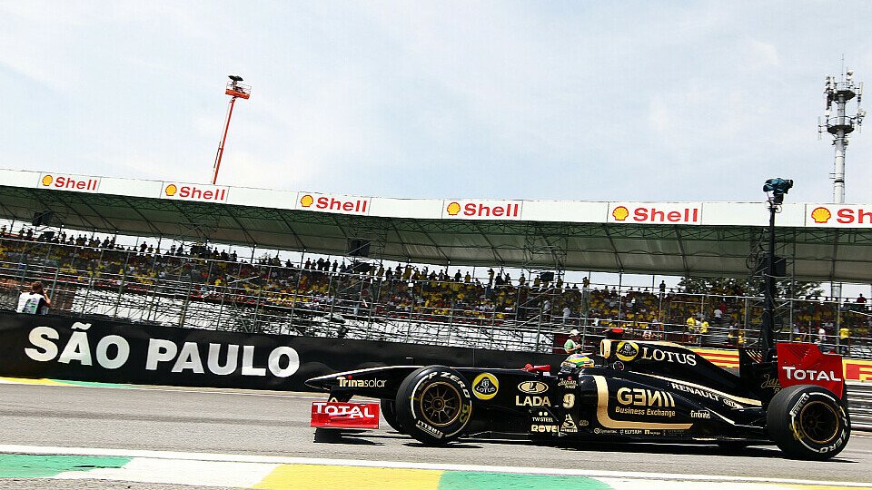 Bruno Senna fuhr vor den jubelnden Zuschauern zu Startplatz neun beim Heimspiel in Interlagos, Foto: Sutton