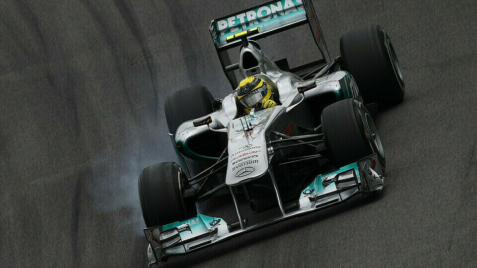 Rosberg kämpfte mit den Reifen, Foto: Mercedes-Benz