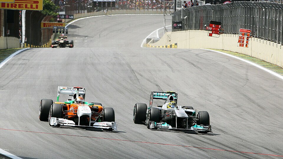 Sutils Überholmaöver an Rosberg wird vom Team sehr hoch eingeschätzt, Foto: Sutton