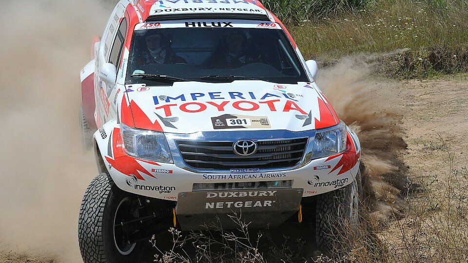 Klein aber oho - Imperial Toyota präsentiert sich stark bei der Dakar, Foto: Zitzewitz
