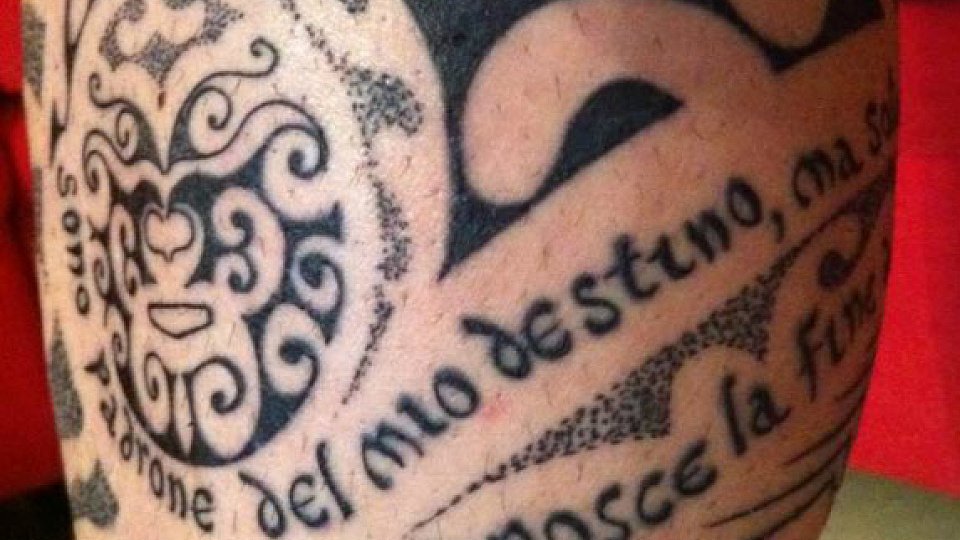 Andrea Doviziosos brandneues Tattoo, Foto: Andrea Dovizioso