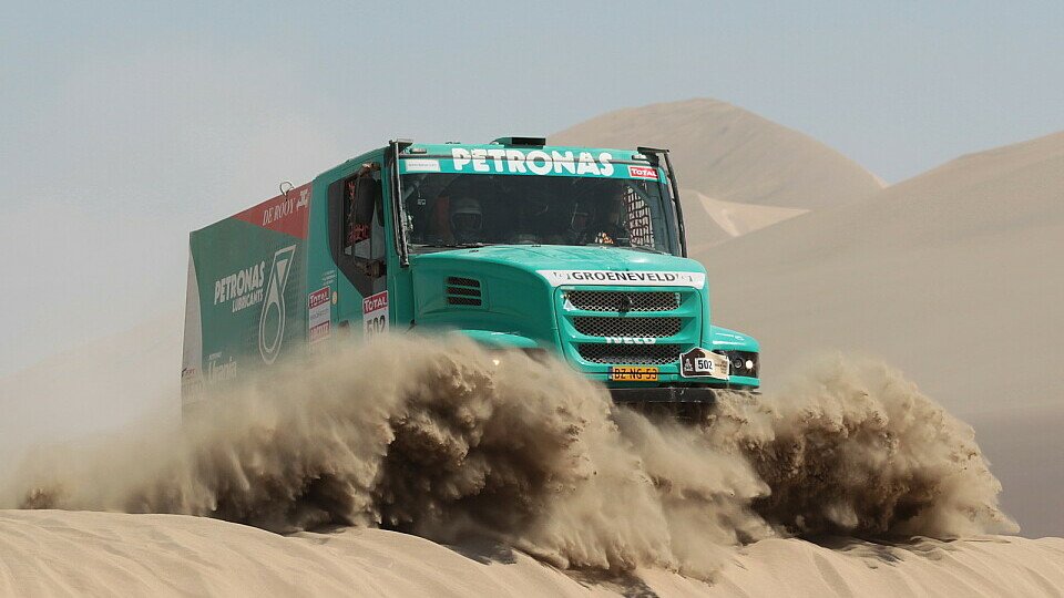 Der siegreiche Iveco-Truck mit Gerard de Rooy am Steuer, Foto: ASO
