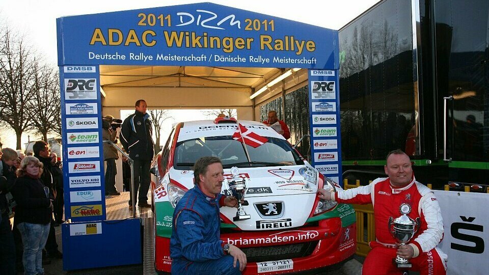 Brian Madsen und Sandro Wallenwein nehmen 2012 an der Wikinger Rallye teil., Foto: ADAC