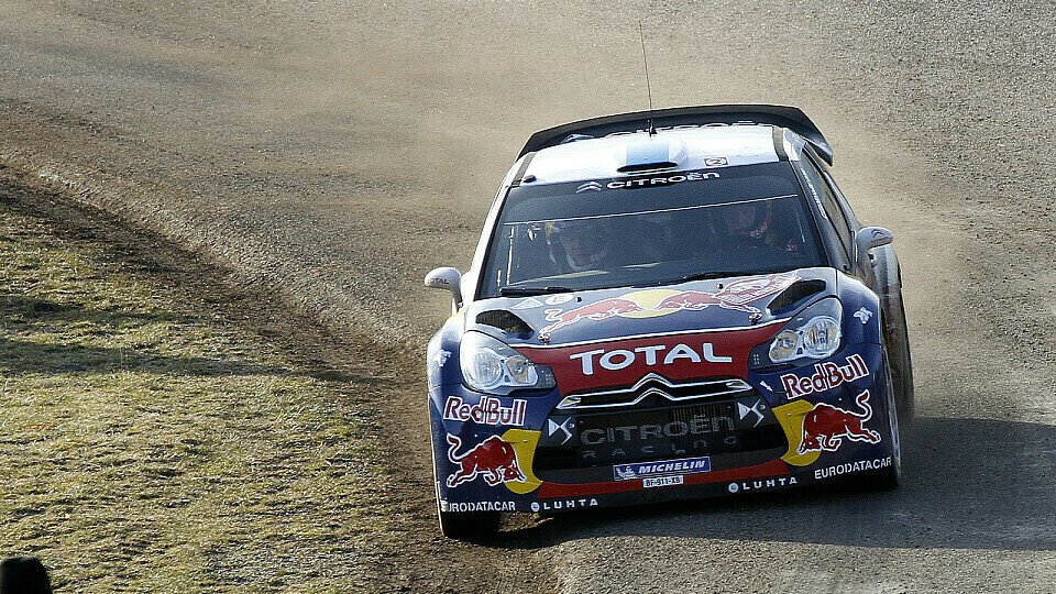 Mikko Hirvonen zeigte auf, dass auch er mit dem DS3 WRC schnell fahren kann, Foto: Citroen