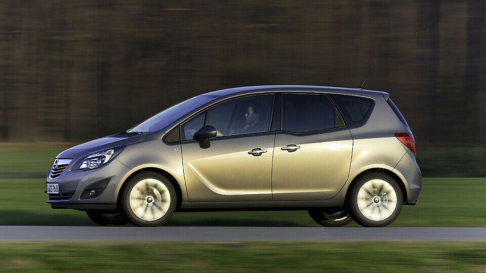 Niedrigere Spritkosten und weniger Emissionen: Opel Meriva mit Autogas-Technik, Foto: Opel