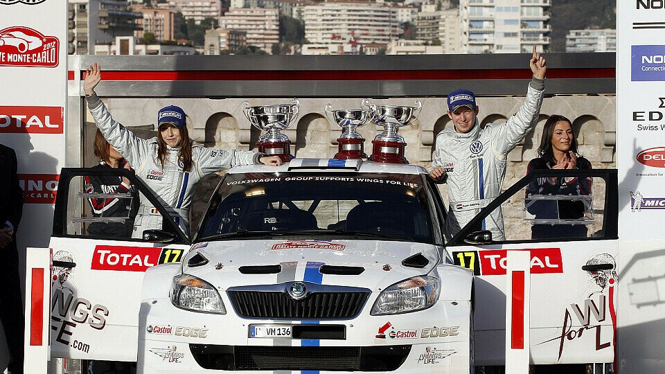 Kevin Abbring sicherte sich den Sieg in Monte Carlo, Foto: Volkswagen Motorsport
