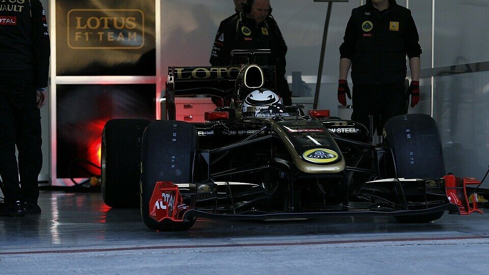 Lotus und Kimi Räikkönen müssen auf die reaktive Radaufhängung verzichten, Foto: Lotus F1 Team