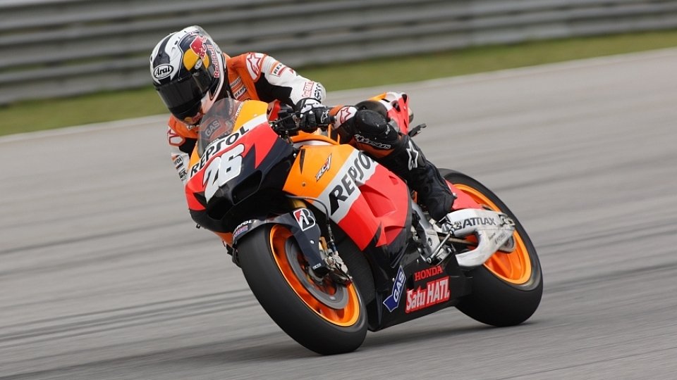 Dani Pedrosa fuhr noch nicht mit dem neuen Chassis, Foto: Repsol Honda