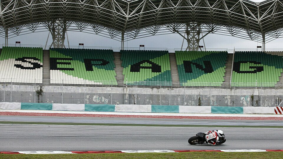 Einsame Testtage: Stafan Bradl konnte sich in Sepang ganz in Ruhe auf seine Arbeit konzentrieren, Foto: Honda