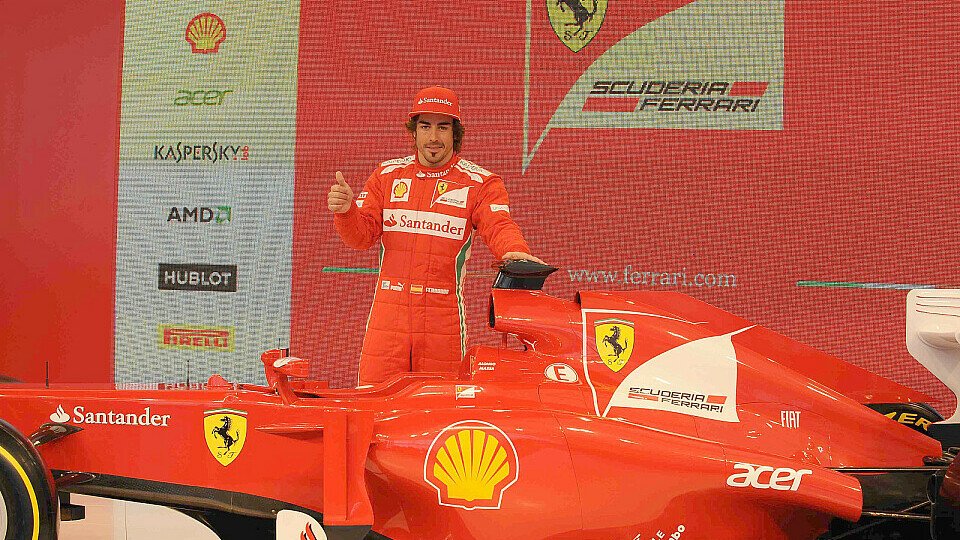 Fernando Alonso setzt beim Ferrari F2012 auf die inneren Werte, Foto: Ferrari