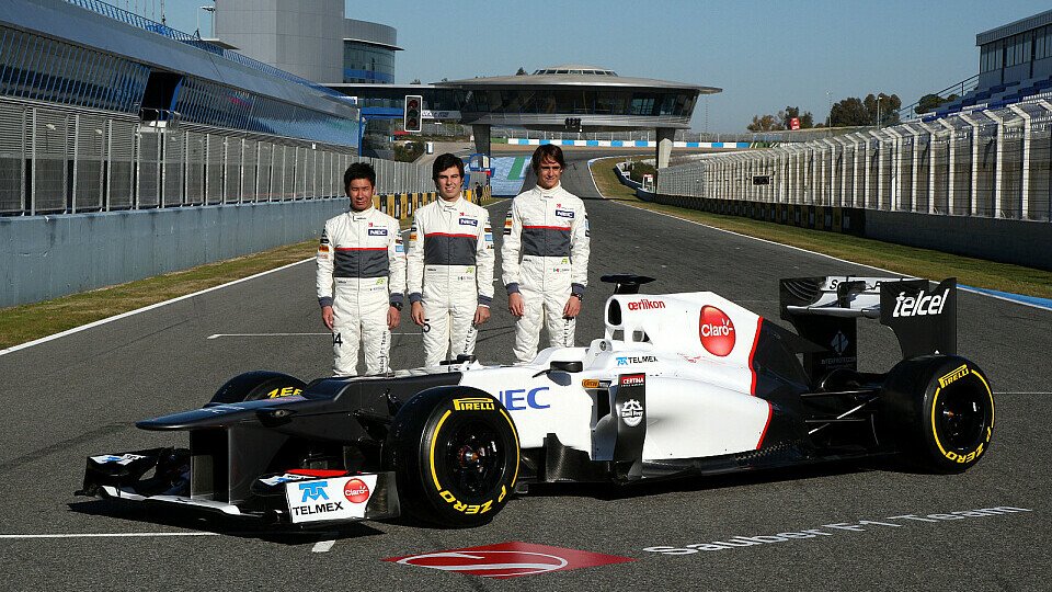 So sieht der neue C31-Bolide von Sauber aus, Foto: Sutton So sieht der neue C31-Bolide von Sauber aus, Foto: Sutton