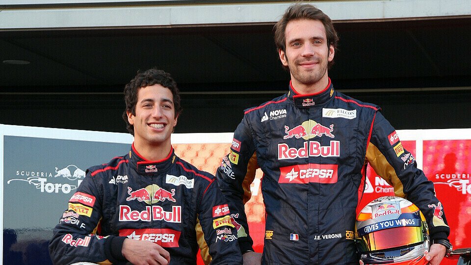 Daniel Ricciardo und Jean-Eric Vergne fahren auch 2013 für Toro Rosso, Foto: Sutton