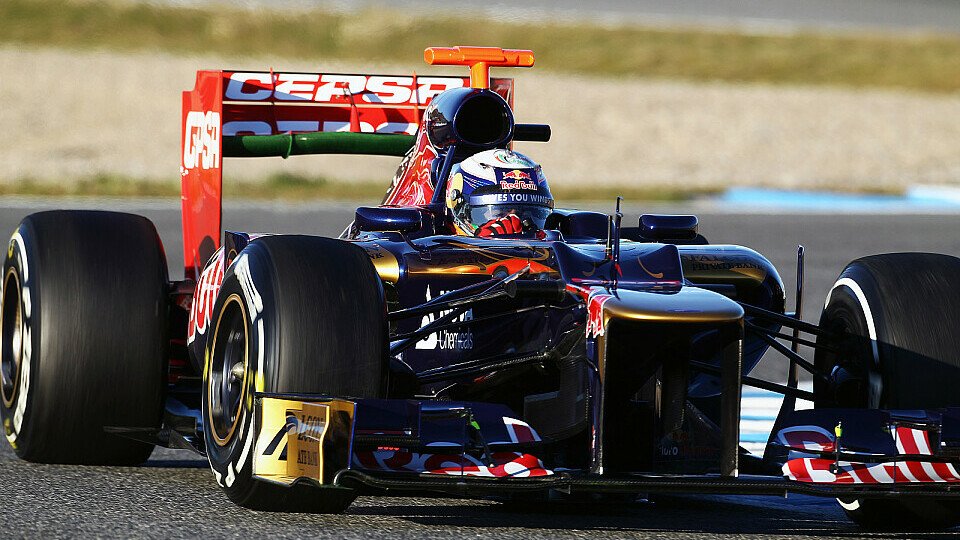 Daniel Ricciardo drehte heute 100 problemfreie Runden im Toro Rosso, Foto: Sutton