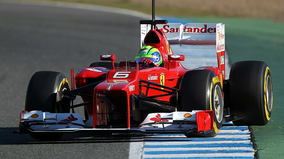 Felipe Massa sieht viel Potenzial im neuen Ferrari, Foto: Sutton