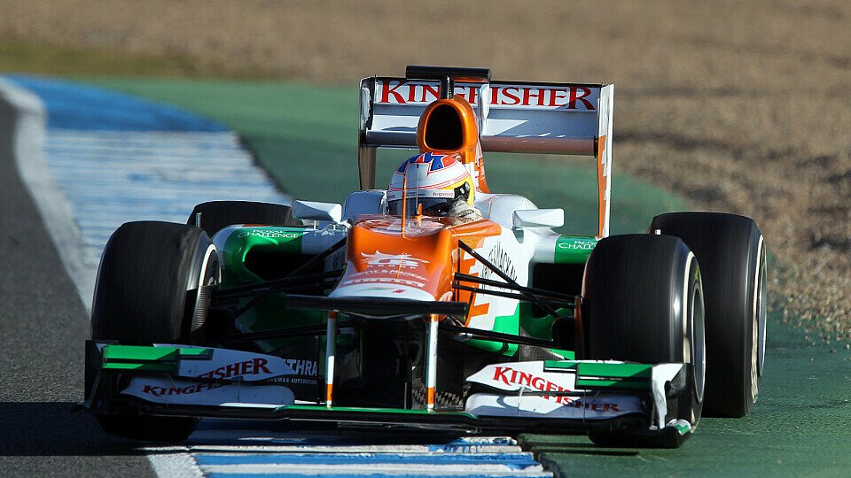 Force India: Bianchi-Unfall sorgt für frühzeitiges Ende des dritten Testtages, Foto: Sutton Force India: Bianchi-Unfall sorgt für frühzeitiges Ende des dritten Testtages, Foto: Sutton