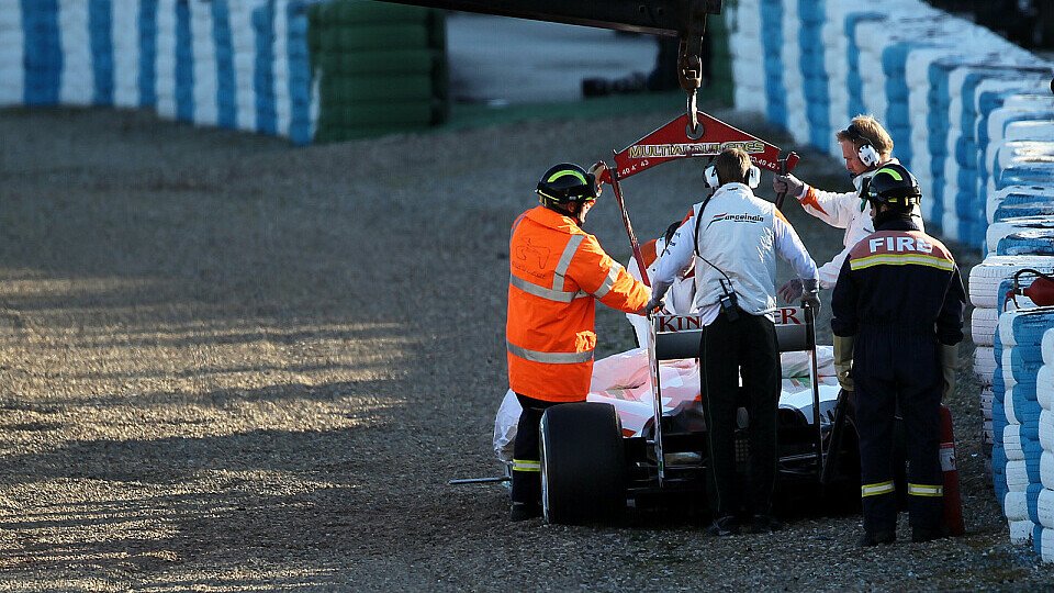 Jules Bianchi unterlief ein kleiner Fehler, Foto: Sutton