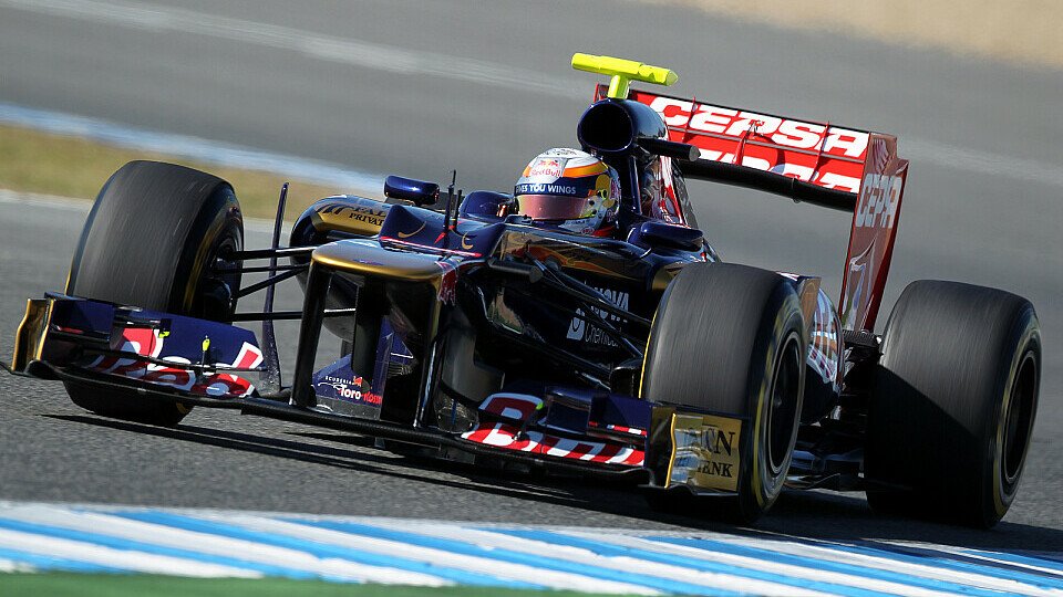 Mit dem neuen STR7 sieht Jean Eric-Vergne Toro Rosso gut aufgestellt, Foto: Sutton