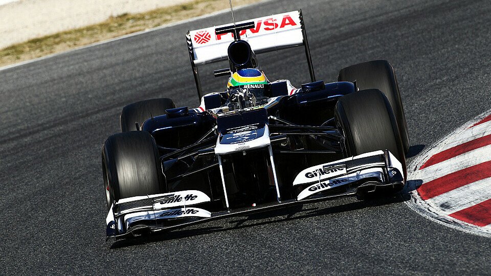 Bruno Senna drehte 101 Runden im FW34, Foto: Sutton