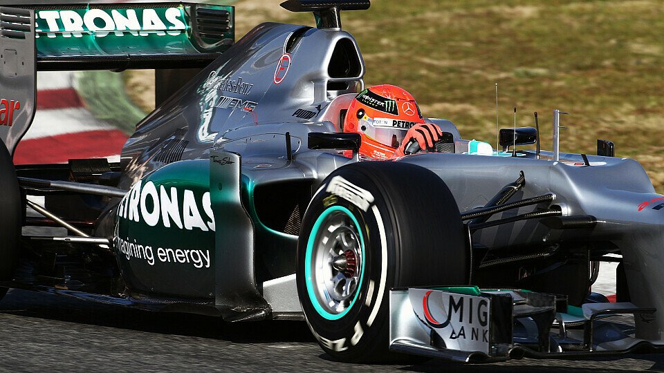 Schumacher mit Hydraulikproblem, Foto: Sutton