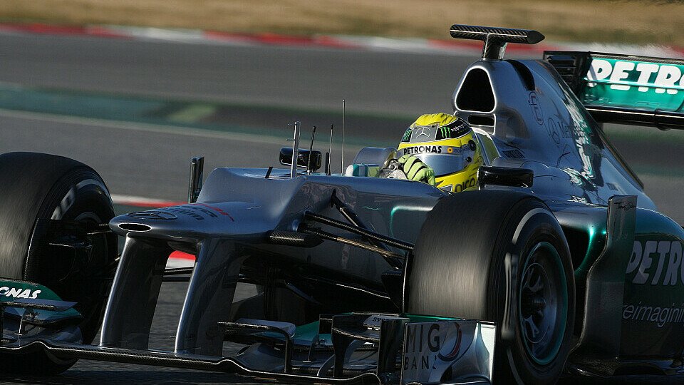 Nico Rosberg mag den F1 W03, Foto: Sutton