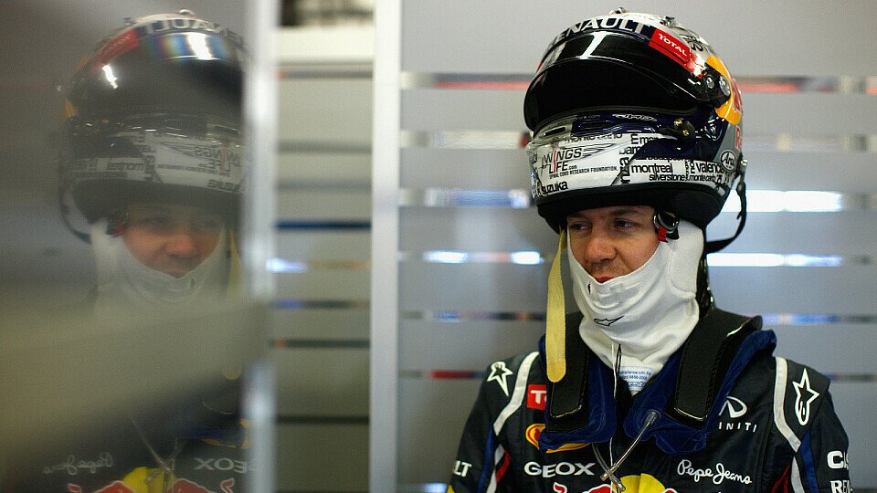 Sebastian Vettel spulte am Mittwoch eine komplette Rennsimulation, Foto: Red Bull