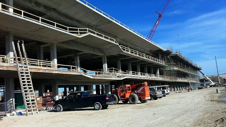 Die Bauarbeiten in Austin liegen nach offiziellen Angaben im Zeitplan, Foto: Circuit of the Americas