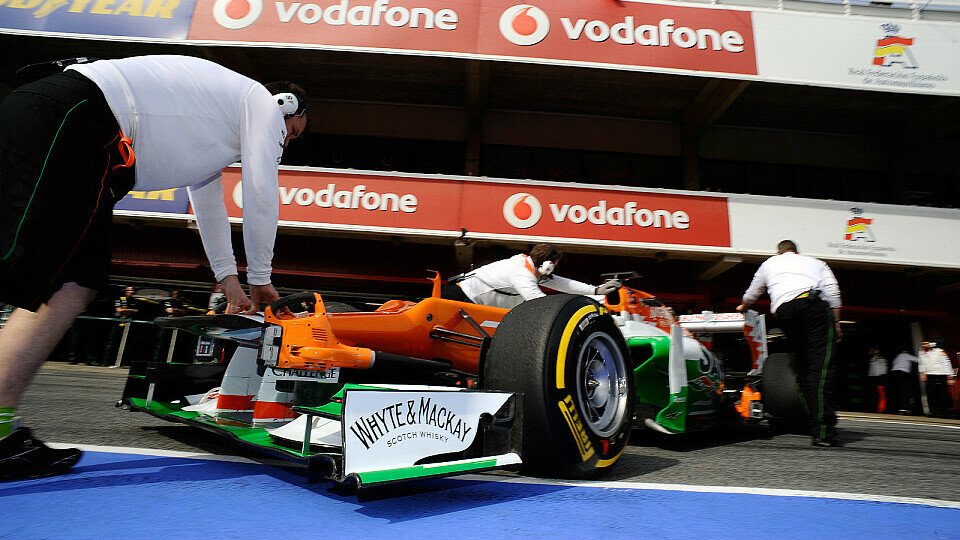 Bei Force India ist ein weiterer Aufwärtstrend zu erkennen, Foto: Sutton