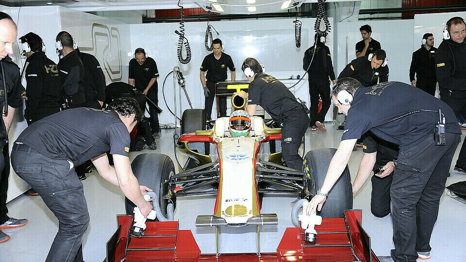 In der HRT-Box geht es vor dem 1. Training hoch her, Foto: HRT