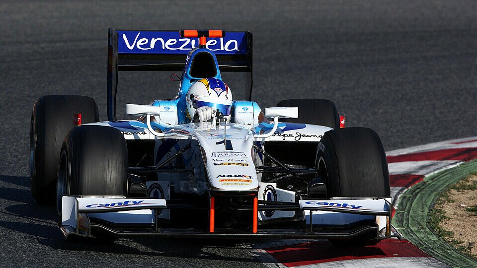Johnny Cecotto sicherte sich die Pole-Position, Foto: GP2 Series