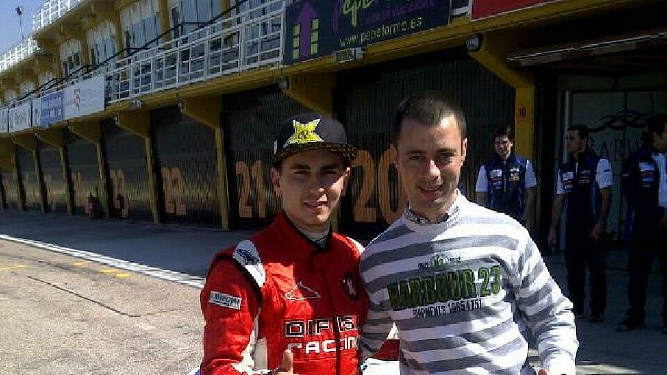 Jorge Lorenzo war vom GP2 Boliden begeistert, Foto: Jorge Lorenzo