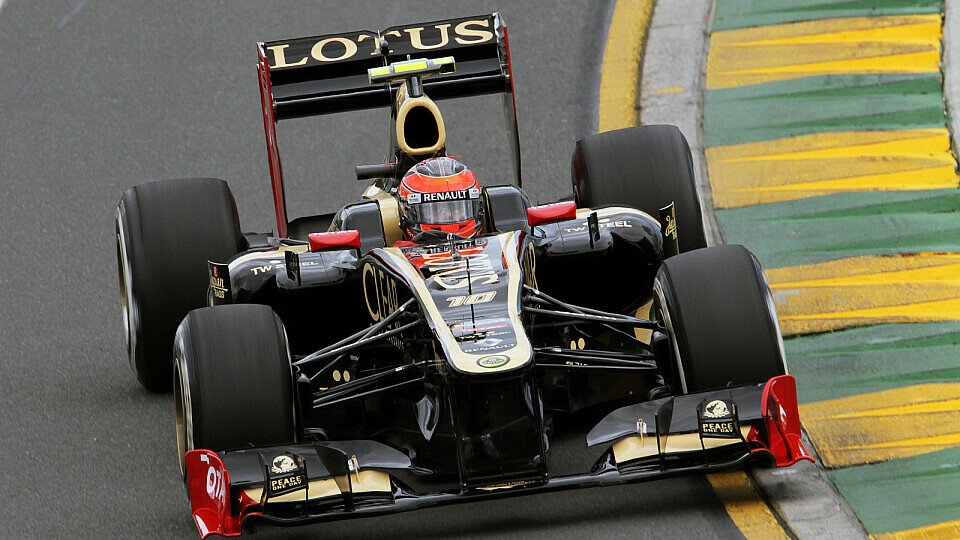 Romain Grosjean rast in der Melbourne-Quali auf Rang drei, Foto: Sutton