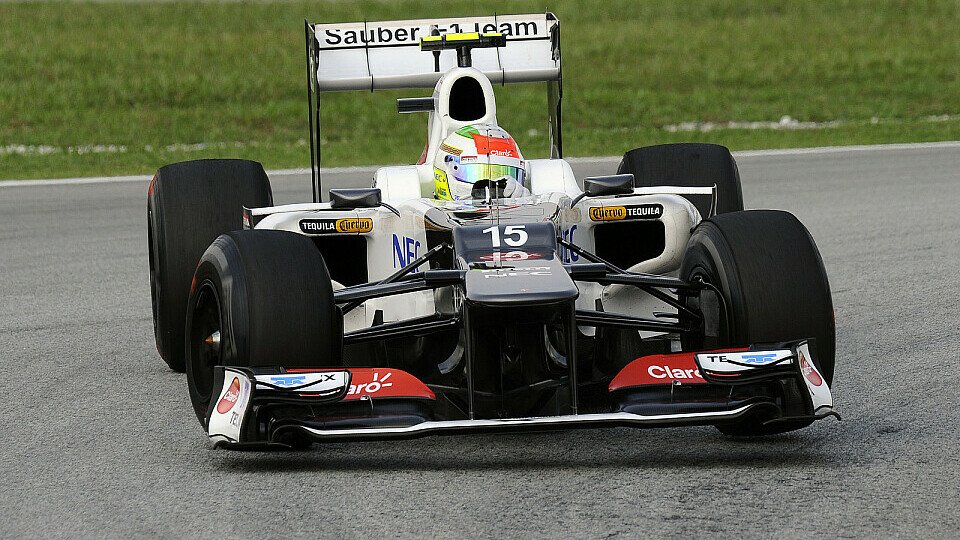 Sergio Perez glaubt daran, dass Sauber die Probleme in den Griff bekommt, Foto: Sutton
