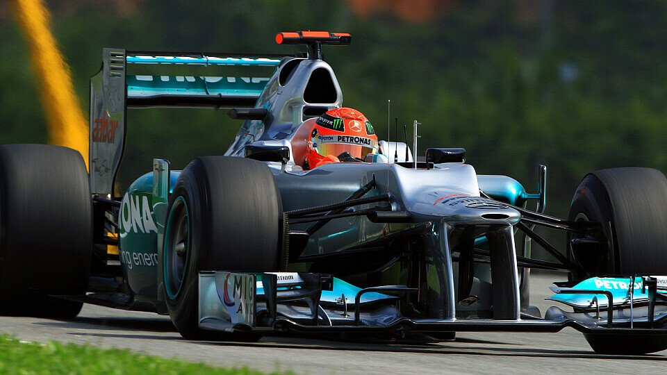 Michael Schumacher rechnet bestenfalls mit Platz fünf im Qualifying, Foto: Sutton