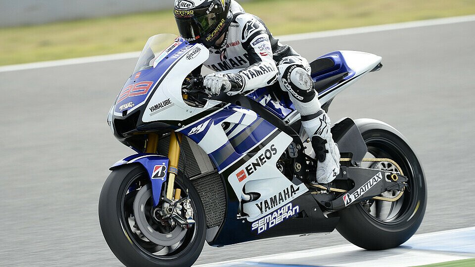 Jorge Lorenzo freute sich über seine schnellen Rundenzeiten, Foto: Milagro