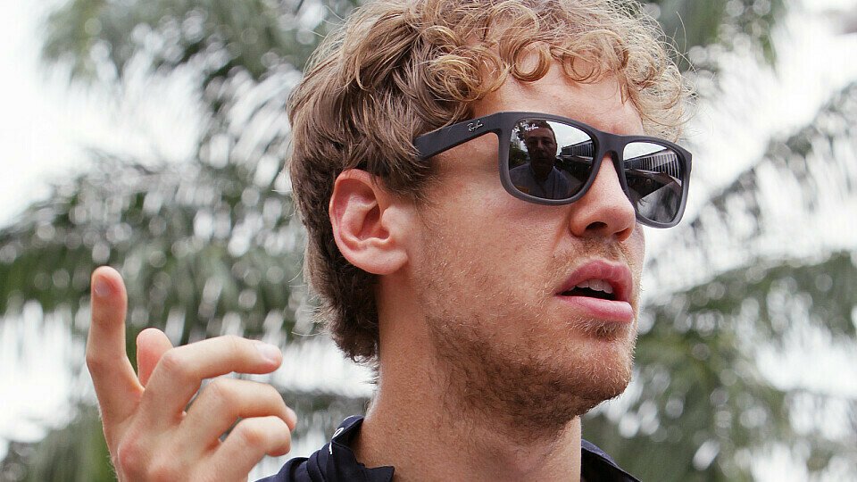 Sebastian Vettel gestand ein, ein schlechter Verlierer zu sein, Foto: Sutton