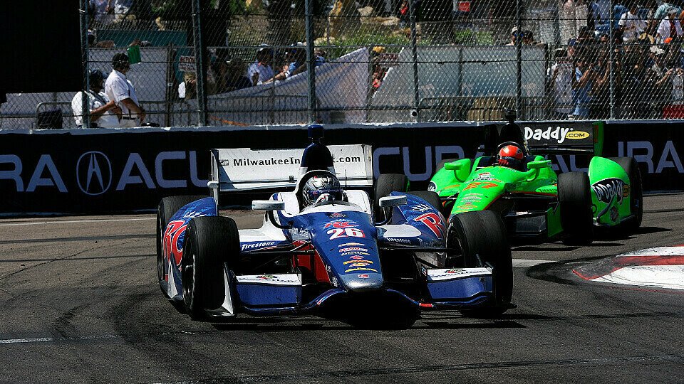 Marco Andretti sicherte sich die Bestzeit am Freitag, Foto: Sutton
