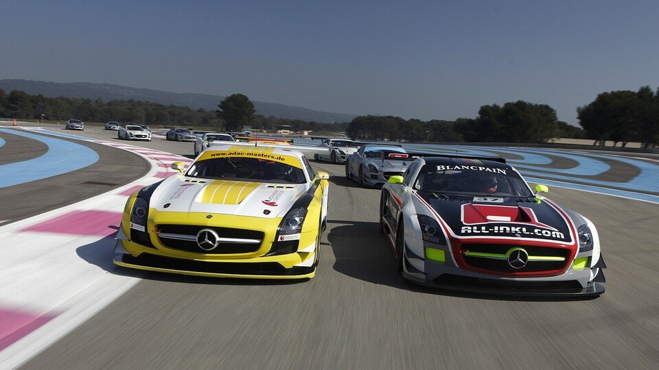 Die GT3 dürfen in Donington starten, Foto: Mercedes Benz