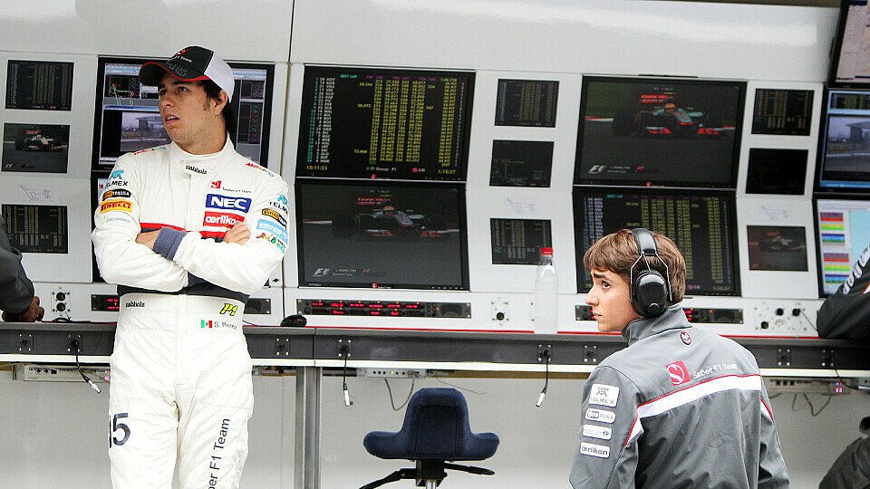 Sergio Perez würde es gefallen, sollte Esteban Gutierrez das Sauber-Cockpit bekommen, Foto: Sutton