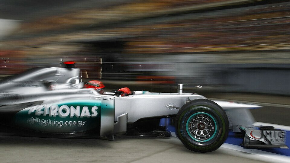 Für Michael Schumacher ist der Einfluss der Reifen zu hoch, Foto: Mercedes-Benz