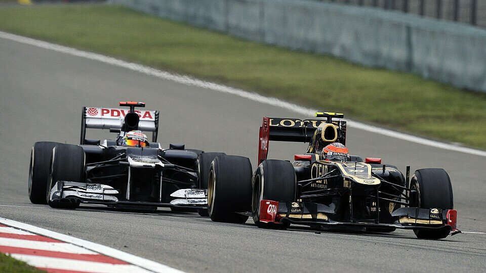 Der Speed gibt ihnen Recht: Maldonado und Grosjean gehören in die Formel 1, Foto: Sutton