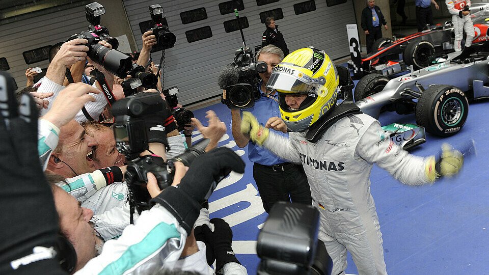 Nico Rosberg ist der 7. deutsche F1-Sieger, Foto: Mercedes AMG
