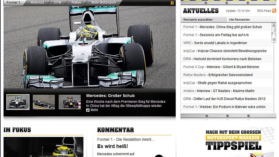 Alles neu auf Motorsport-Magazin.com, Foto: MSM