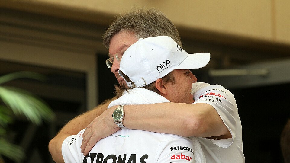 Brawn stellt sich hinter Rosberg und Hamilton, Foto: Sutton