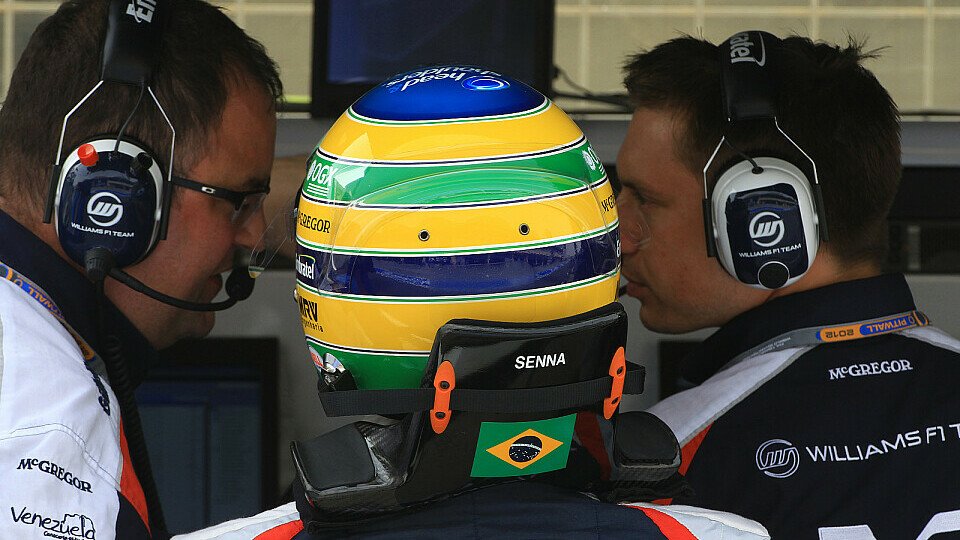Unschwer am Helm zu erkennen: Bruno Senna, Foto: Sutton