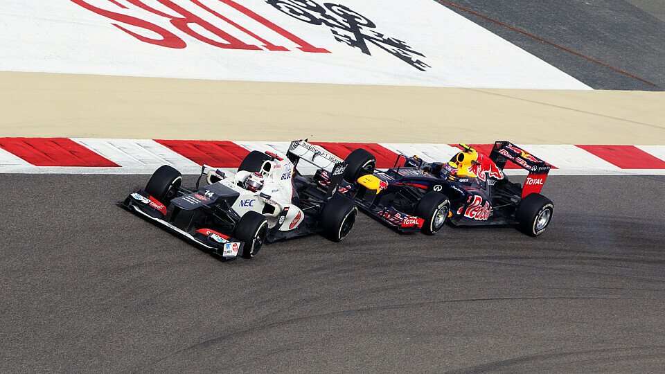 Das Sauber-Team hatte im Rennen von Bahrain seine liebe Mühe, Foto: Sutton