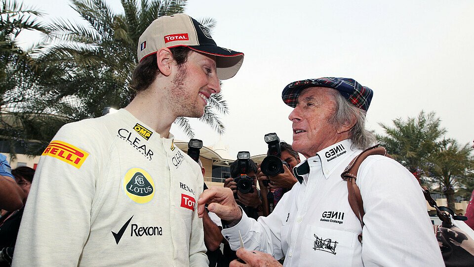 Sir Jackie Stewart hat Romain Grosjean erneut seine Hilfe angeboten, Foto: Sutton