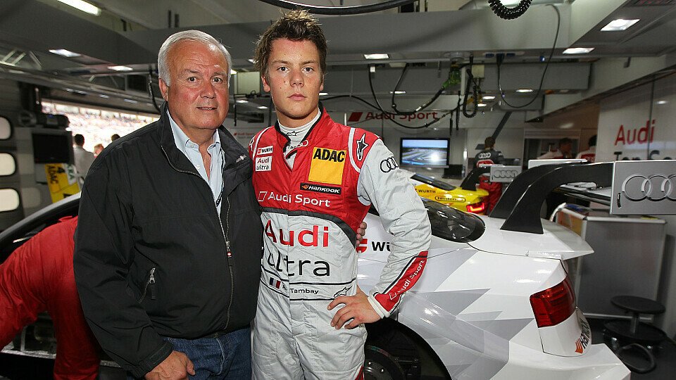Patrick Tambay und sein Sohn Adrien, Foto: Audi