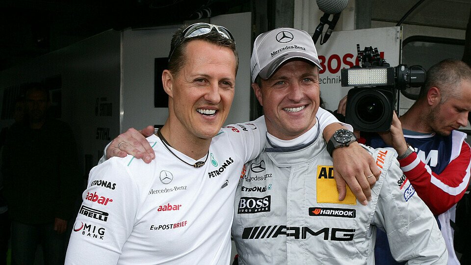 Michael und Ralf Schumacher am kommenden Donnerstag zu Gast bei Reinhold Beckmann, Foto: Burkhard Kasan/ADAC